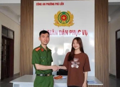 Người dân viết thư cảm ơn lực lượng Công an phường Phù Liễn